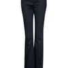 Mango Straight Leg Low Waist Trousers in Black - Lyst