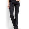 Mango Straight Leg Low Waist Trousers in Black - Lyst
