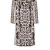 Mango Vneck Dress in Gray (black) - Lyst