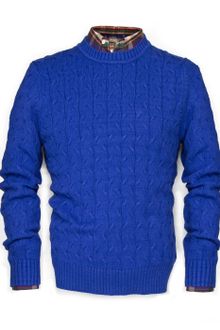 Mango Round Neck Knit Jumper - Lyst