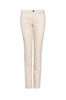 Mango Slim Leg Cropped Trousers - Lyst