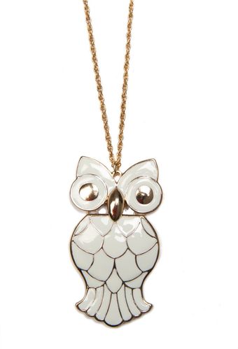 Mango Owl Necklace - Lyst