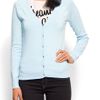 Mango Basic Cotton Cardigan in Blue (pastel blue) - Lyst