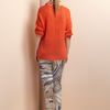 Mary Portas Slouchy Tape Yarn Knit Jumper in Red (poppy) - Lyst