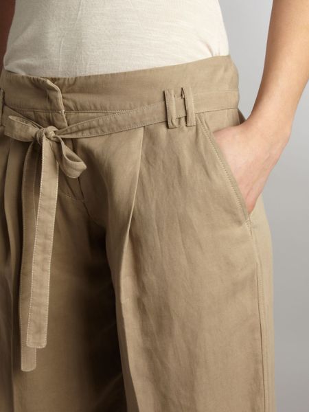 silk cargo trousers