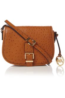 Michael by Michael Kors Saddle Ortrich Print Cross Body - Lyst