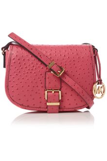 Michael by Michael Kors Saddle Ortrich Print Cross Body - Lyst