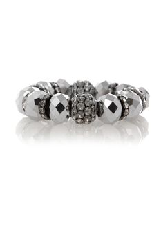 Mikey Crystal 3 Line Bracelet - Lyst