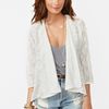 Nasty Gal Sofie Lace Jacket in Beige (ivory) - Lyst