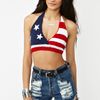 Nasty Gal Unif America Crochet Top in Blue (red) - Lyst