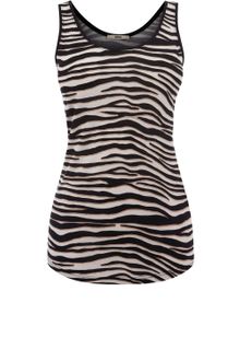 Oasis Zebra Print Core Vest - Lyst