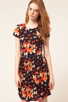 Oasis Oasis Butterfly Tea Dress - Lyst