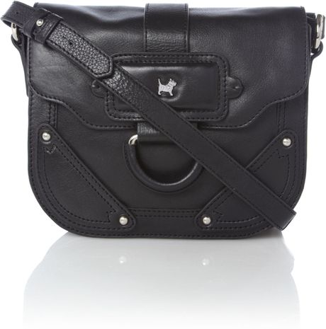 Radley Austin Medium Ring Cross Body Bag in Black