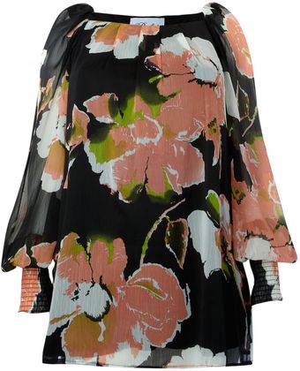  Bell Sleeve Printed Tunic 