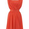 Sodamix Pippa Plain Dress in Orange (peach) - Lyst