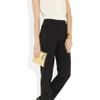 Stella Mccartney Satinlined Perforated Box Clutch in Gold - Lyst