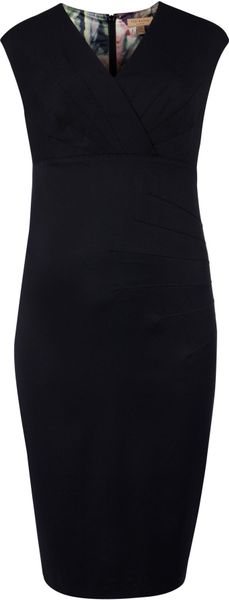 Ted Baker Zaamad Dress in Black - Lyst