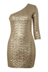 Tfnc One Shoulder Sequin Dress