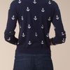 Tommy Hilfiger Teays Intarsia Cardi in Blue - Lyst