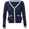 Tommy Hilfiger Waverly Tipping Cardigan in Blue (navy) - Lyst