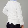 Tommy Hilfiger Wally Cable Jumper in White - Lyst