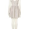 Topshop Twist Neck Dress By Annie Greenabelle in Beige (cream) - Lyst
