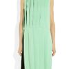 Versus Pleated Crepe Dress in Green (mint) - Lyst