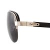 Alexander Wang Alexander Wang Aviator Sunglasses in Black for Men (silver) - Lyst