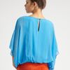 Alice + Olivia Katie Dolman Silk Top in Blue - Lyst