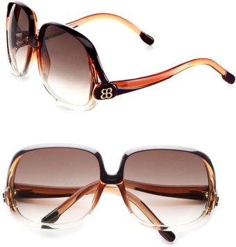 Balenciaga Square Oversized Sunglasses - Lyst