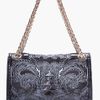 Balmain Black Ultimate Embossed Shoulder Bag in Black - Lyst