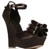 Carvela Gondola Wedges in Black (grey) - Lyst