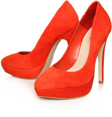 carvela red court shoes