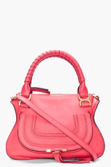 Chloé Red Marcie Shoulder Bag - Lyst