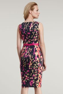 David Meister Printed Sheath Dress - Lyst
