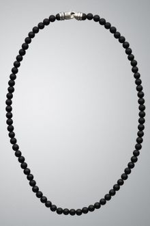 David Yurman 6mm Black Onyx Spiritual Bead Necklace  - Lyst