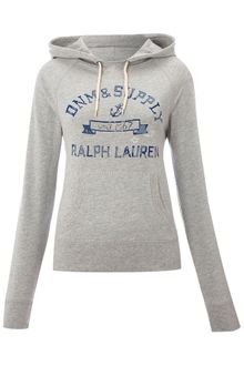 Denim And Supply Ralph Lauren Long Sleeve Anchor Hoodie Sweat Top - Lyst