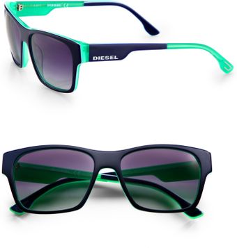 Diesel Plastic Sunglasses - Lyst