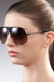 Dior Cannagedetailed Aviator Sunglasses  - Lyst