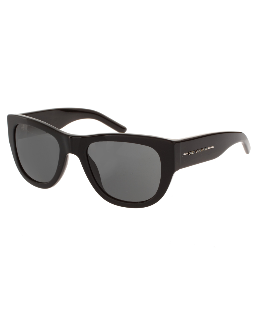 Dolce & Gabbana Wayfarer Sunglasses in Black for Men Lyst