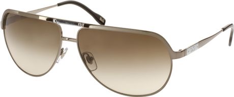 Dolce & Gabbana Dg Aviator Sunglasses in Silver for Men (silverbrown) - Lyst