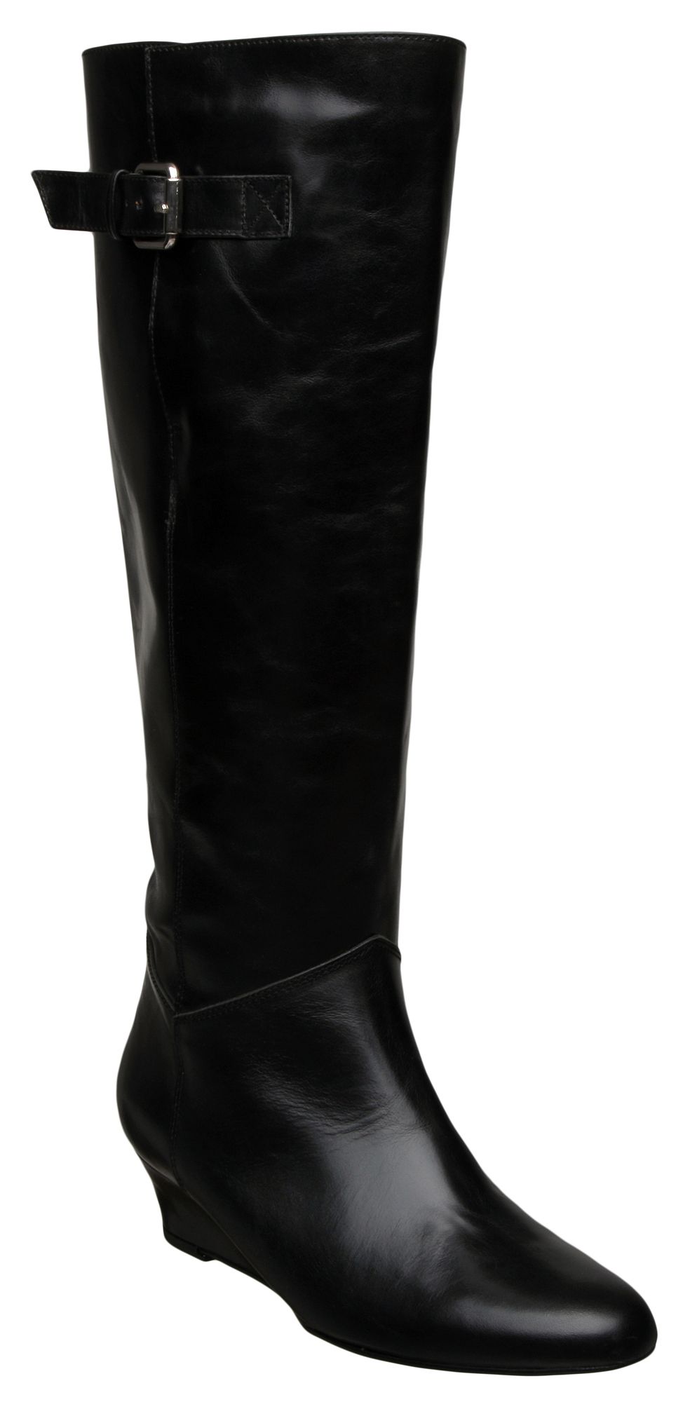 wedge high boots