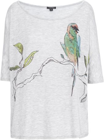 Full Circle Bonzai Bluebird Oversized Cropped Short Sleeve Te - Lyst