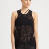 Helmut Lang Spider Burnout Tank Top in Black - Lyst