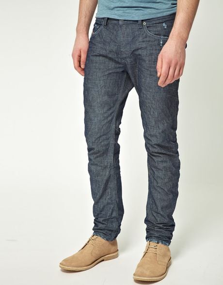 Diesel Diesel Rombee Xt Carrot Fit Jeans in Blue for Men  Lyst