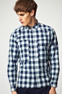 Paul Smith Paul Smith Jeans Large Gingham Check Double Pocket Shirt - Lyst