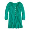 J.crew Whisper Gauze Beachcomber Tunic in Green (hammock green) - Lyst