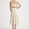 Joie Silk Pintuck Dress in Beige - Lyst