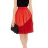 Karen Millen Colour Contrast Collection Skirt in Pink - Lyst