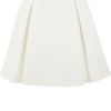 Karen Millen Crisp White Cotton Tailored Skirt in White - Lyst